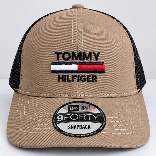 INFANTIL Gorra Tommy Hilfiger Beige con Malla Negra