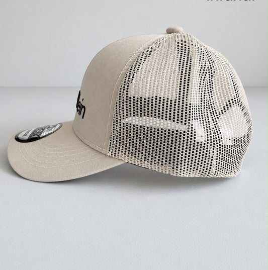 INFANTIL Gorra Calvin Klein Beige con Malla Beige