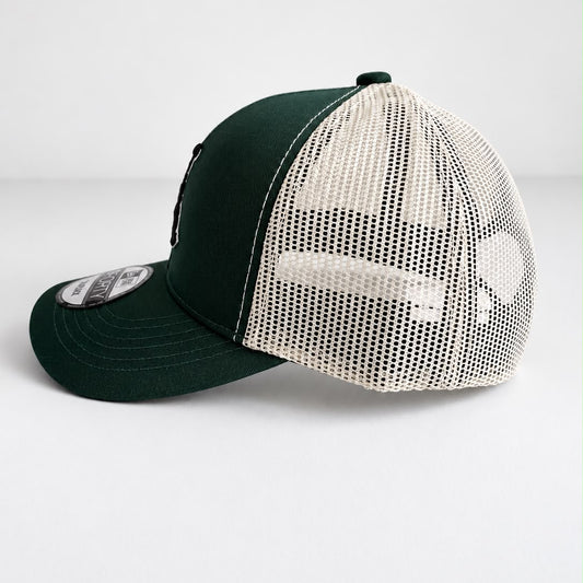 INFANTIL Gorra Jordan Verde con Malla Blanca